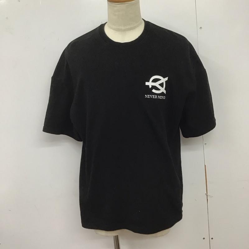 オーワイ OY Tシャツ 半袖 半袖カットソー プリントTシャツ クルーネックカットソー ロゴ、文字 黒 / ブラック /  メンズ USED 古着 中古 10125614