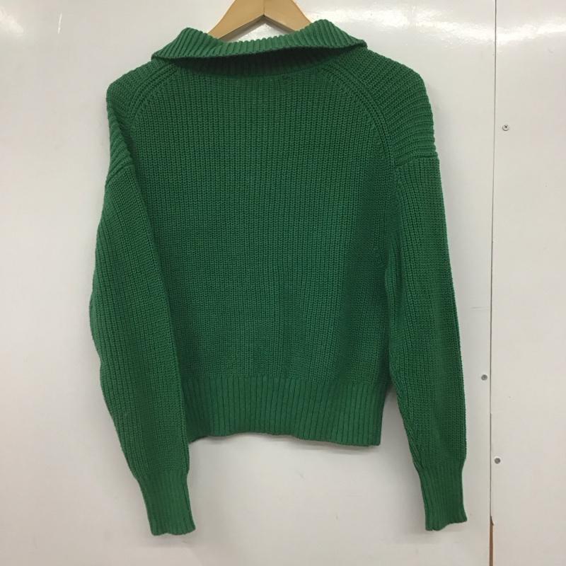 ニコアンド niko and... カーディガン 長袖 NKN25680CF 襟付きニットカーディガン FREE 無地 緑 / グリーン /  レディース USED 古着 中古 10146396