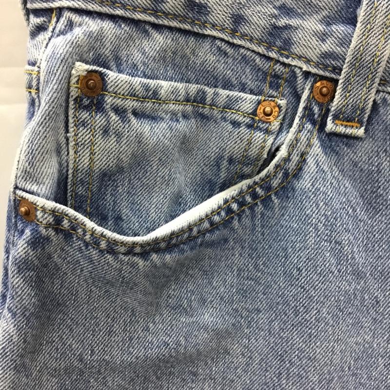 リーバイス Levi s パンツ デニム、ジーンズ 550 W34 L32 リラックスフィット 34インチ 無地 青 / ブルー /  メンズ USED 古着 中古 10111390