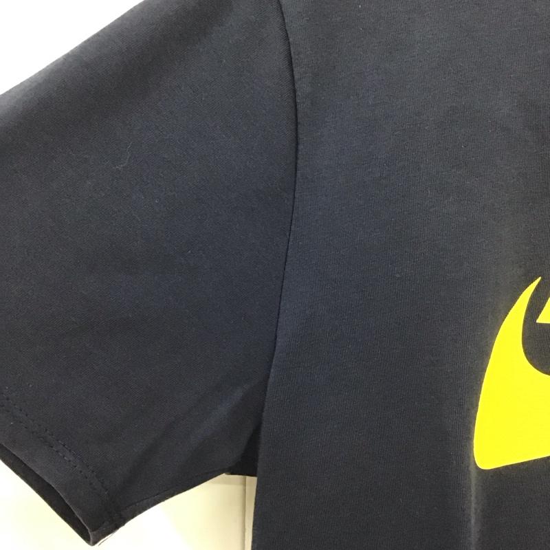 ナイキ NIKE Tシャツ 半袖 半袖カットソー プリントTシャツ クルーネックカットソー M ロゴ、文字 紺 / ネイビー /  メンズ USED 古着 中古 10131369