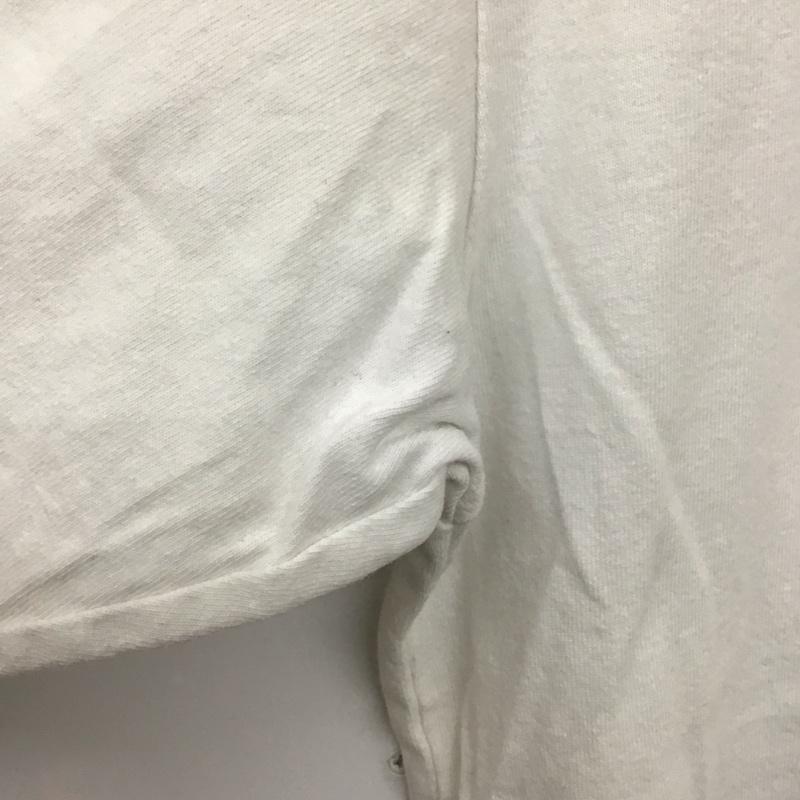 マナスタッシュ MANASTASH Tシャツ 半袖 半袖カットソー プリントTシャツ クルーネックカットソー L ロゴ、文字 白 / ホワイト /  メンズ USED 古着 中古 10128790