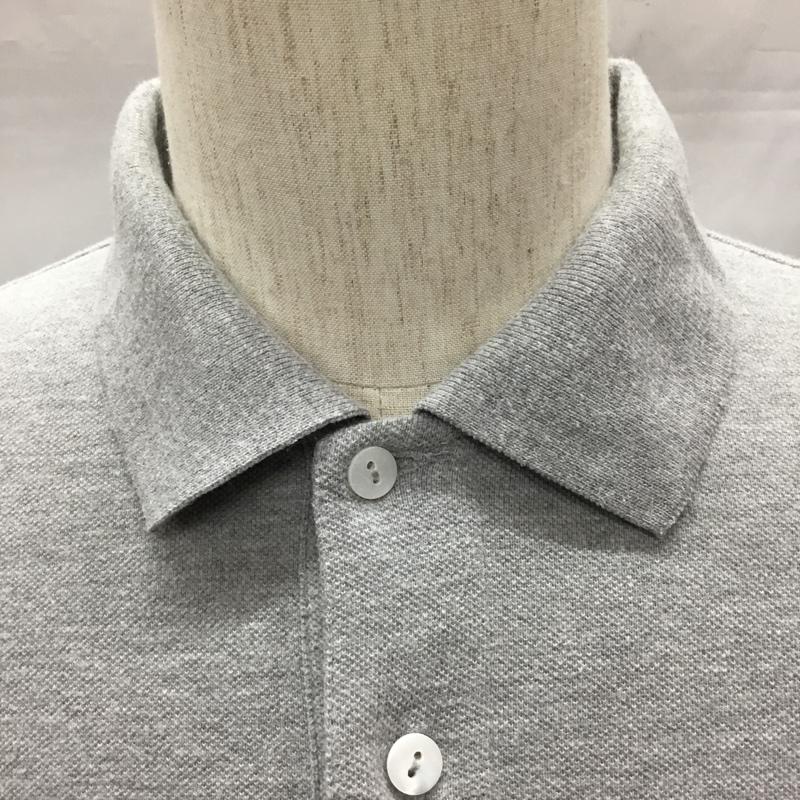 ラコステ LACOSTE ポロシャツ 長袖 5191L ワニ 4 ワンポイント 灰 / グレー /  メンズ USED 古着 中古 10111411