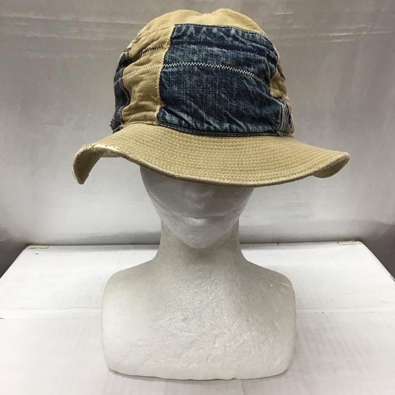 キャピタル KAPITAL 帽子 ハット バケットハット チノ デニム ロゴ、文字 ベージュ / ベージュ /  メンズ USED 古着 中古 10113450