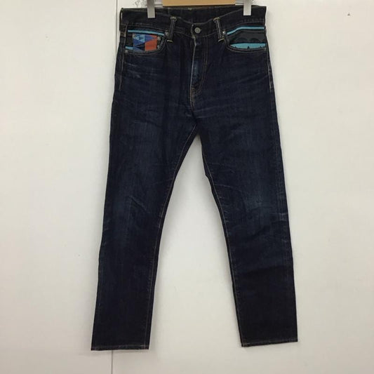 リーバイストラウスアンドコー Levi Strauss & co. パンツ デニム、ジーンズ デニムパンツ ワイドパンツ カジュアルパンツ Gパン 30インチ 無地 インディゴ / インディゴ /  メンズ USED 古着 中古 10128631