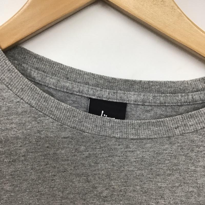 ステューシー STUSSY Tシャツ 半袖 半袖カットソー プリントTシャツ クルーネックカットソー M プリント 灰 / グレー /  メンズ USED 古着 中古 10130577