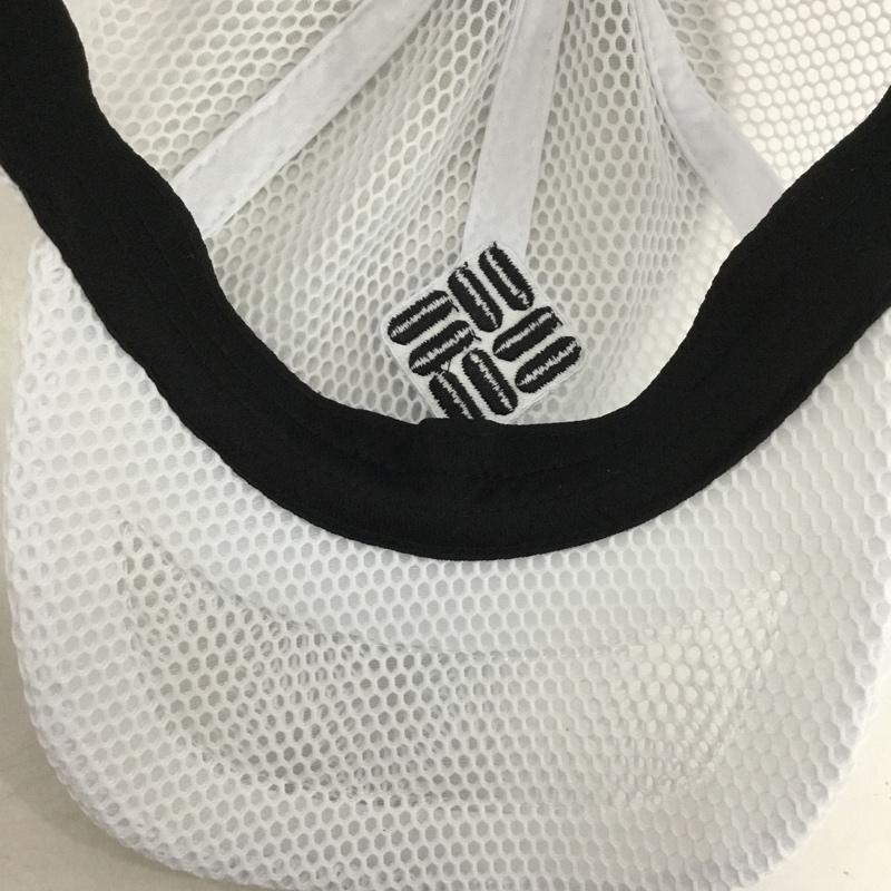 コロンビア Columbia 帽子 キャップ 125 PU5946 ジャックスブラフメッシュキャップ ロゴ、文字 白 / ホワイト /  メンズ USED 古着 中古 10140429