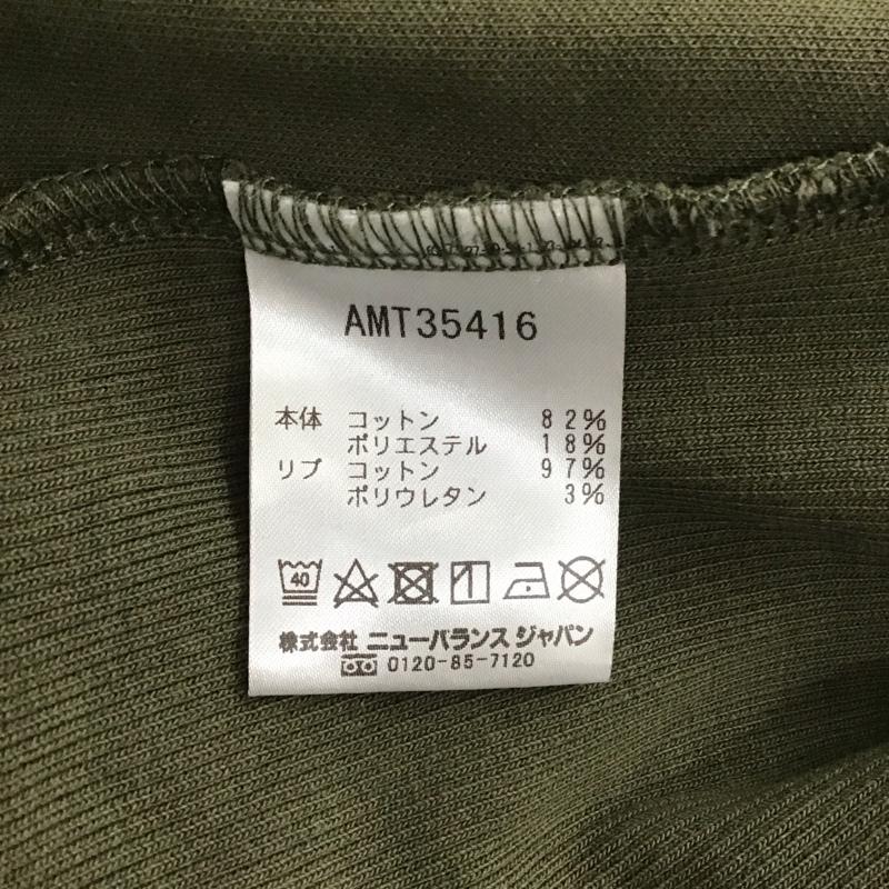 ニューバランス New Balance パーカー 長袖 AMT35416 1906ロゴダブルフェイスフーディー 長袖パーカー スウェット XL ロゴ、文字 カーキ / カーキ /  メンズ USED 古着 中古 10110798
