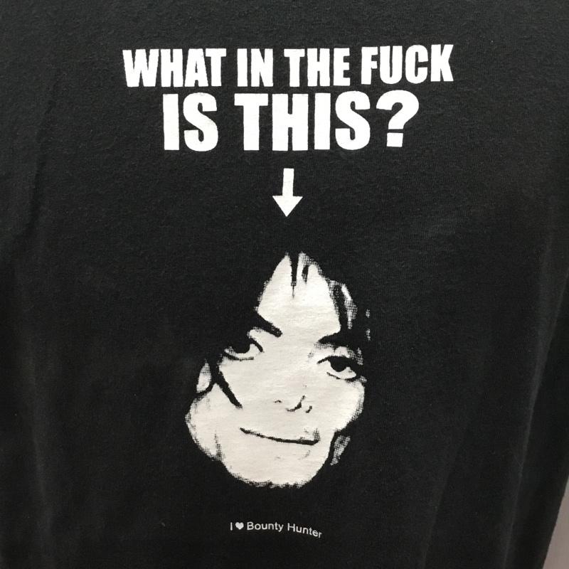 古着 USED Tシャツ 半袖 半袖カットソー プリントTシャツ クルーネックカットソー L プリント 黒 / ブラック /  メンズ USED 古着 中古 10114164