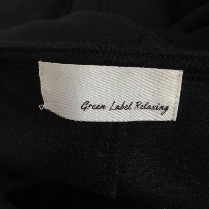 グリーンレーベルリラクシング green label relaxing ワンピース ロングスカート 3626-262-2720 長袖ロングワンピース フレアワンピース 切り替えワンピース 無地 黒 / ブラック /  レディース USED 古着 中古 10123842