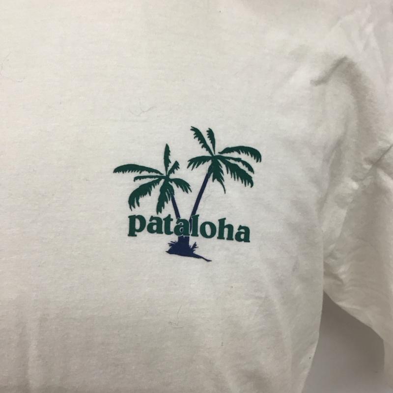 パタゴニア patagonia Tシャツ 半袖 半袖カットソー プリントTシャツ クルーネックカットソー M プリント 白 / ホワイト /  メンズ USED 古着 中古 10123763
