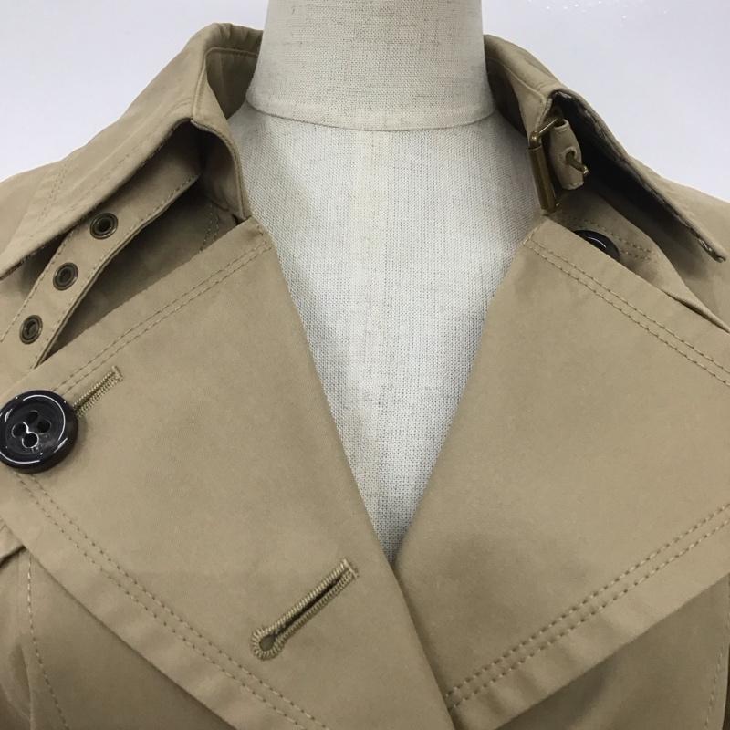 バーバリーブルーレーベル BURBERRY BLUE LABEL コート トレンチコート 36 無地 ベージュ / ベージュ /  レディース USED 古着 中古 10108501