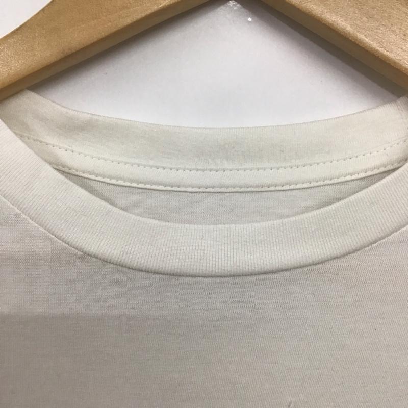 シャンブルズ Shambles カットソー 長袖 長袖カットソー プリントカットソー クルーネック ナンバーナイン S 無地 白 / ホワイト /  メンズ USED 古着 中古 10137044