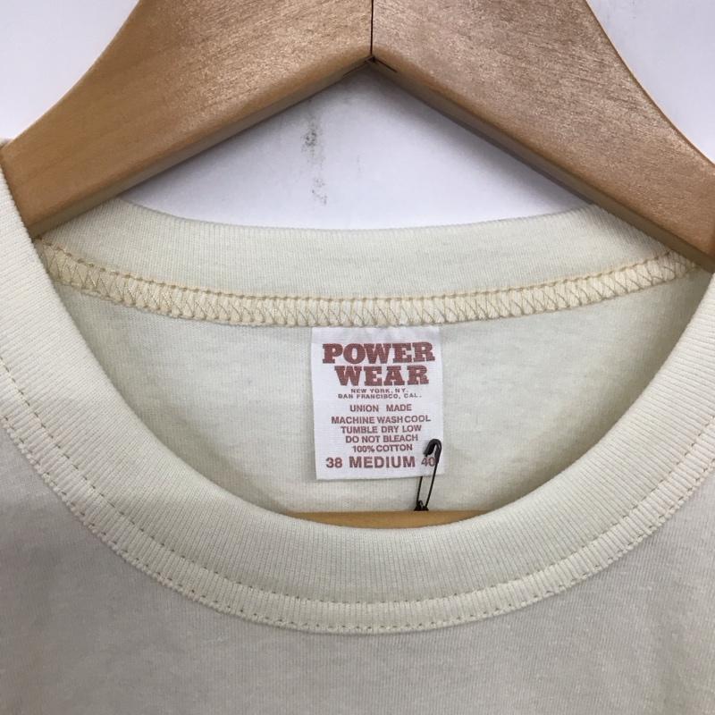 フリーホイーラーズ FREEWHEELERS Tシャツ 半袖 半袖カットソー プリントTシャツ クルーネックカットソー M プリント アイボリー / アイボリー /  メンズ USED 古着 中古 10140483