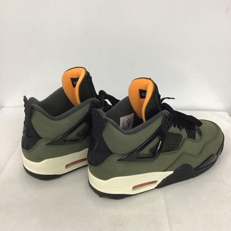 ナイキ NIKE スニーカー スニーカー IB1519-200 UNDEFEATED AIR JORDAN 4 RETRO OG SP 28cm 箱有 28.0cm ロゴ、文字 黒 / ブラック / X カーキ / カーキ /  メンズ USED 古着 中古 10141045