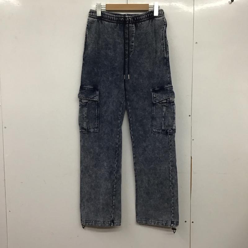 エックスガール X-girl パンツ ワークパンツ、ペインターパンツ スウェットパンツ ワイドパンツ カジュアルパンツ カーゴパンツ S ロゴ、文字 インディゴ / インディゴ /  レディース USED 古着 中古 10145186