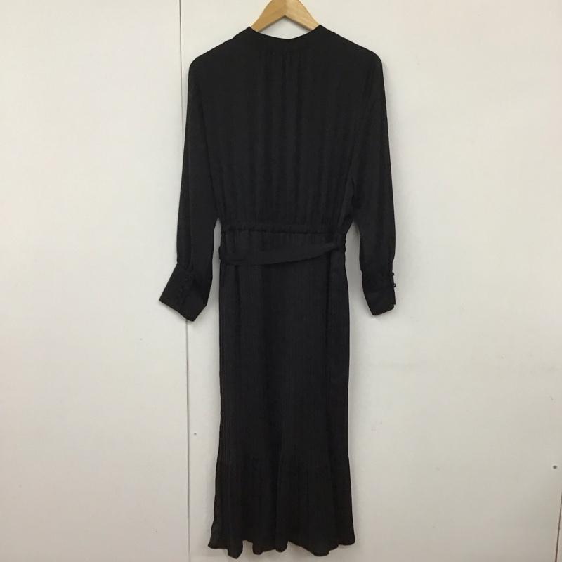 ナノユニバース nano・universe ワンピース ロングスカート M 無地 黒 / ブラック /  レディース USED 古着 中古 10130507