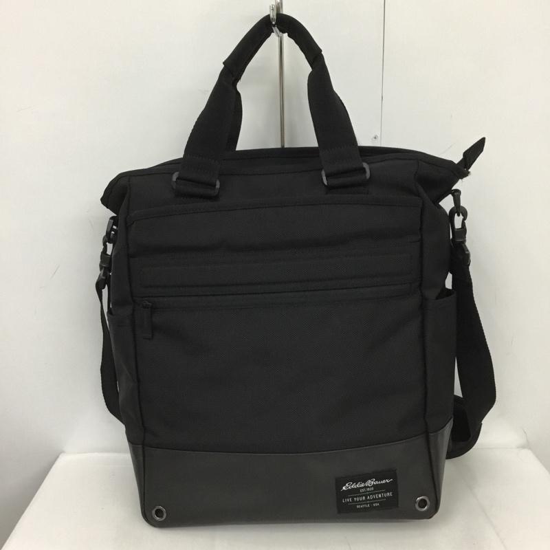 エディーバウアー Eddie Bauer ショルダーバッグ ショルダーバッグ 2WAY トートバッグ ロゴ、文字 黒 / ブラック /  メンズ USED 古着 中古 10125404