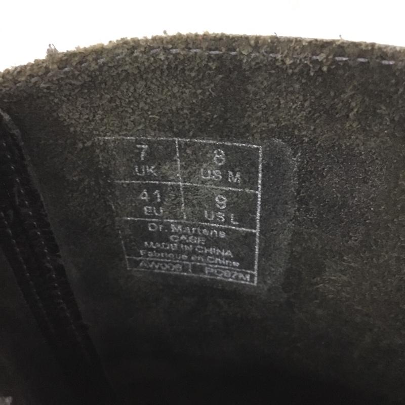 ドクターマーチン Dr.Martens ブーツ 一般 エンジニアブーツ UK7 US：8 無地 黒 / ブラック /  メンズ USED 古着 中古 10149864