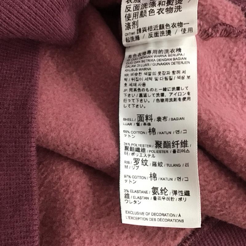 プーマ PUMA パーカー 長袖 長袖 S プリント えんじ / ワインレッド /  メンズ USED 古着 中古 10140991