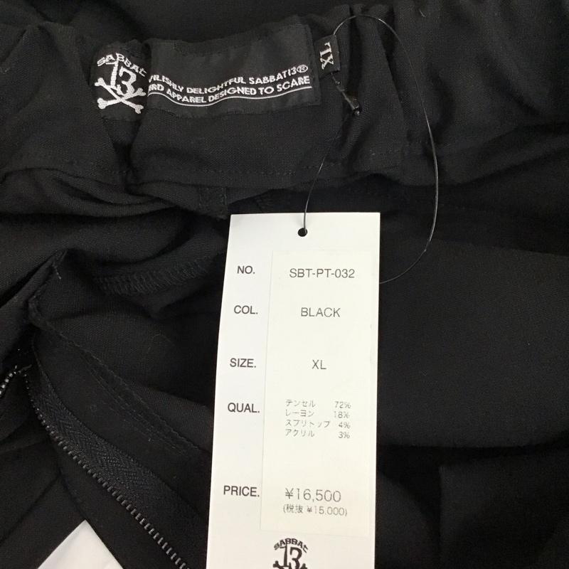 古着 USED パンツ スラックス SBT-PT-032 SPOOKY GIRL BEACH PANTS ビーチパンツ XL ロゴ、文字 黒 / ブラック /  メンズ USED 古着 中古 10113942