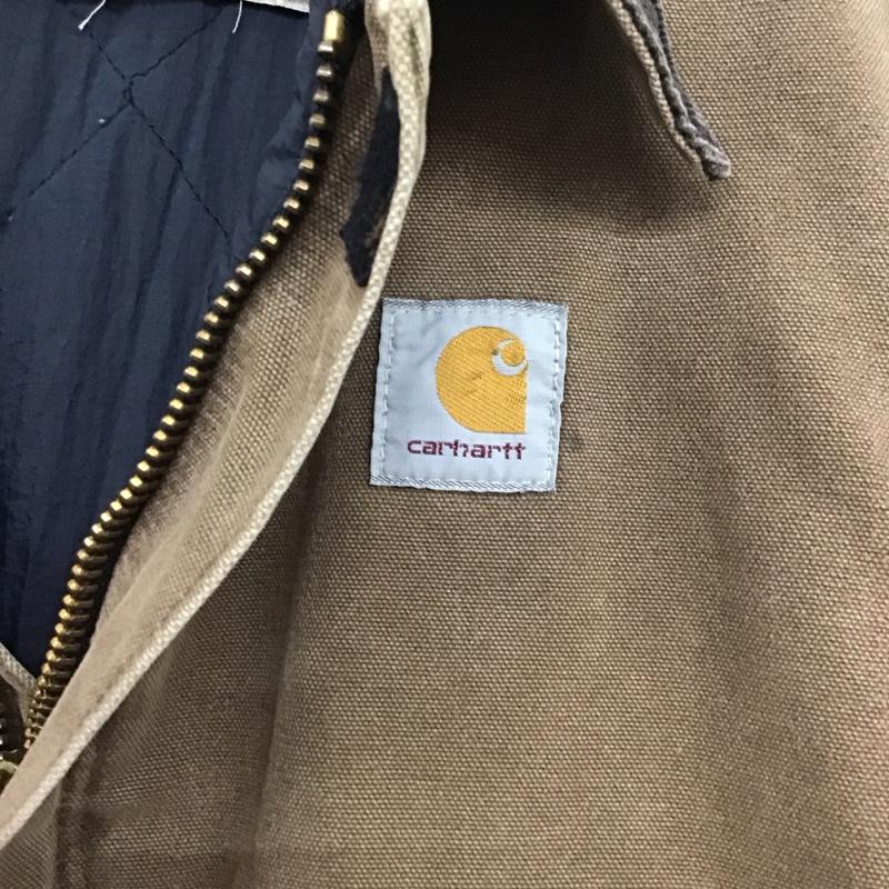 カーハート Carhartt ジャケット、上着 ジャケット、ブレザー ジップアップジャケット アウター 古着 80s 90s arctic traditional usa製 モカ L ロゴ、文字 マルチカラー / マルチカラー /  メンズ USED 古着 中古 10137107