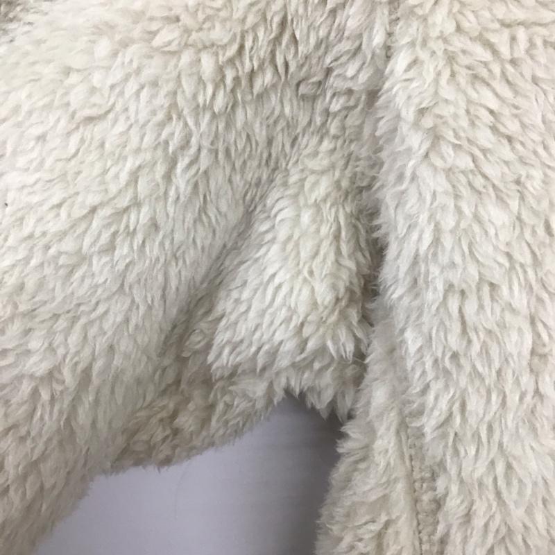 ユニクロ UNIQLO ジャケット、上着 ジャケット、ブレザー 341-440593 ファーリーフリースフルジップジャケット スタンドカラー L 無地 白 / ホワイト /  メンズ USED 古着 中古 10131219
