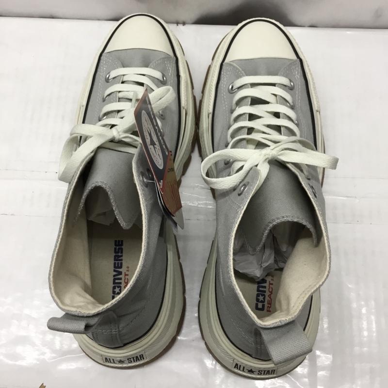 コンバース CONVERSE スニーカー スニーカー 1SD412 ALL STAR R TREKWAVE HI 厚底 30cm 箱有 30.0cm ワンポイント 灰 / グレー /  メンズ USED 古着 中古 10119186