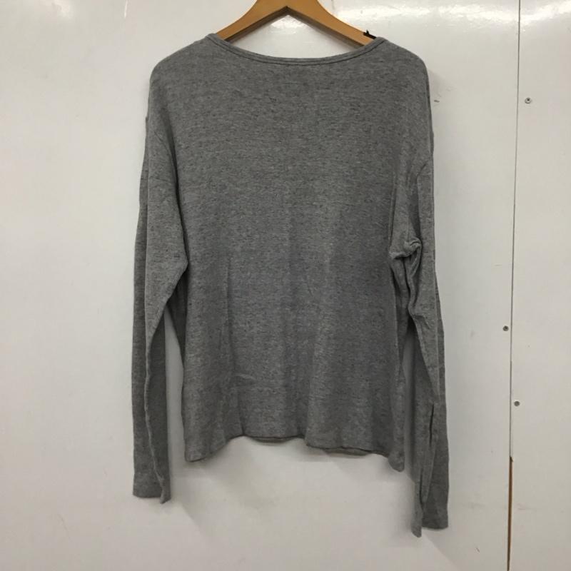 エクストララージ XLARGE カットソー 長袖 長袖カットソー 無地カットソー クルーネック M 無地 灰 / グレー /  メンズ USED 古着 中古 10136651