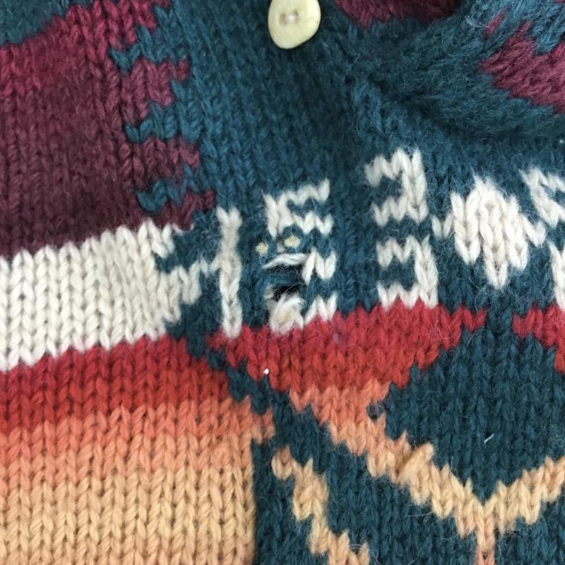 ポロカントリー POLO COUNTRY ニット、セーター 長袖 ノルディック柄 マルチカラー / マルチカラー /  メンズ USED 古着 中古 10142526