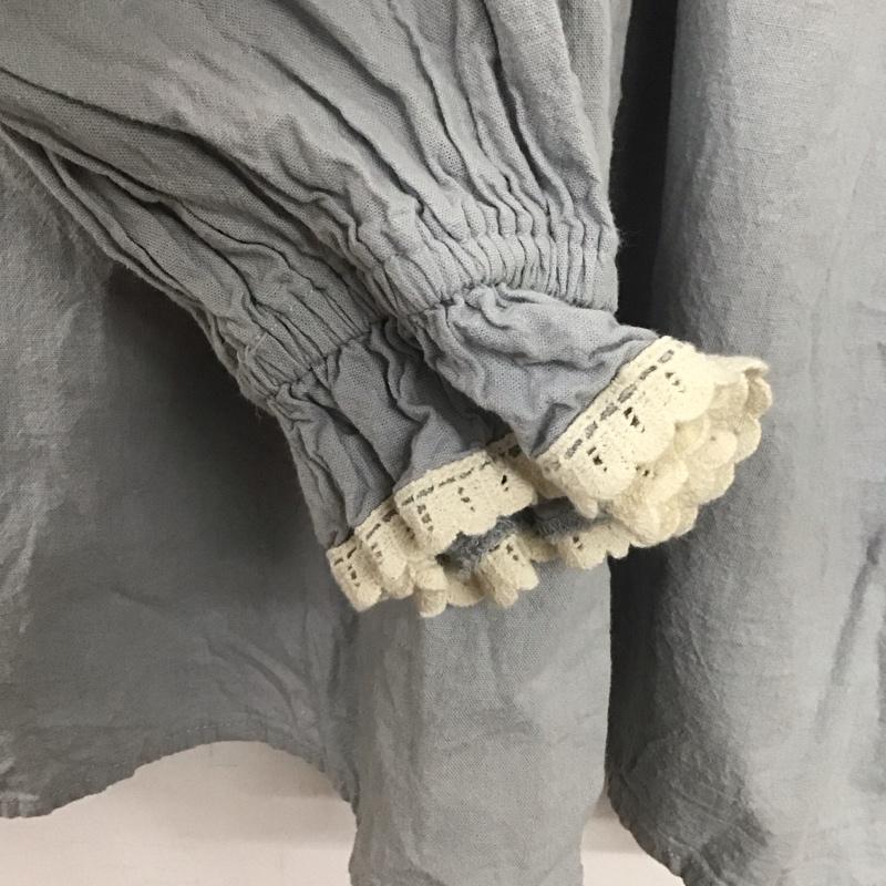 サマンサモスモス Samansa Mos2 シャツ、ブラウス 長袖 FREE 無地 水色 / ライトブルー /  レディース USED 古着 中古 10144000