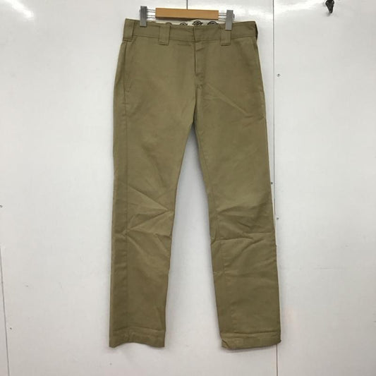 ディッキーズ Dickies パンツ ワークパンツ、ペインターパンツ UM874 ワークパンツ 30 ロゴ、文字 ベージュ / ベージュ /  メンズ USED 古着 中古 10144061