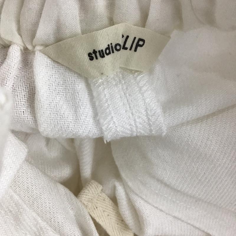スタディオクリップ studio CLIP ボトムス ボトムス L 無地 白 / ホワイト /  レディース USED 古着 中古 10106175