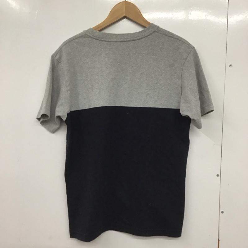 ザノースフェイス THE NORTH FACE Tシャツ 半袖 nt32062 トーンポケットカットソー クルーネックカットソー 半袖カットソー M ロゴ、文字 灰 / グレー / X 黒 / ブラック /  メンズ USED 古着 中古 10132104