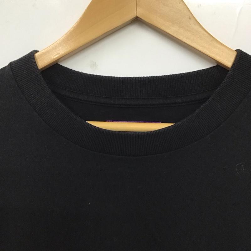 ザ ノースフェイス パープルレーベル THE NORTH FACE PURPLE LABEL Tシャツ 半袖 nt3112n ハイバルキーハーフスリーブポケットティー 半袖カットソー XL ロゴ、文字 黒 / ブラック /  メンズ USED 古着 中古 10129070