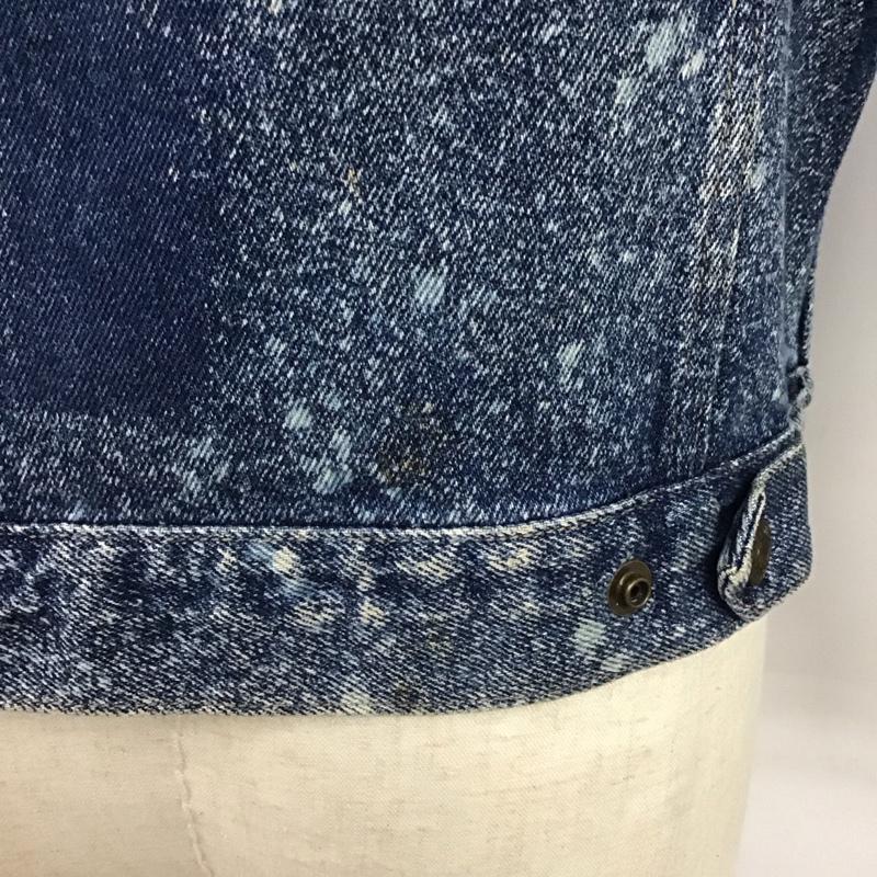 カルバン・クライン Calvin Klein ジャケット、上着 ジャケット、ブレザー デニムジャケット Gジャン S 無地 青 / ブルー /  メンズ USED 古着 中古 10123509