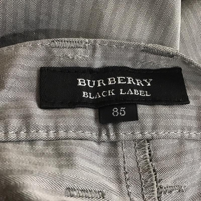 バーバリーブラックレーベル BURBERRY BLACK LABEL パンツ スラックス BMS28-210-04 ワンポイント 灰 / グレー /  メンズ USED 古着 中古 10114033