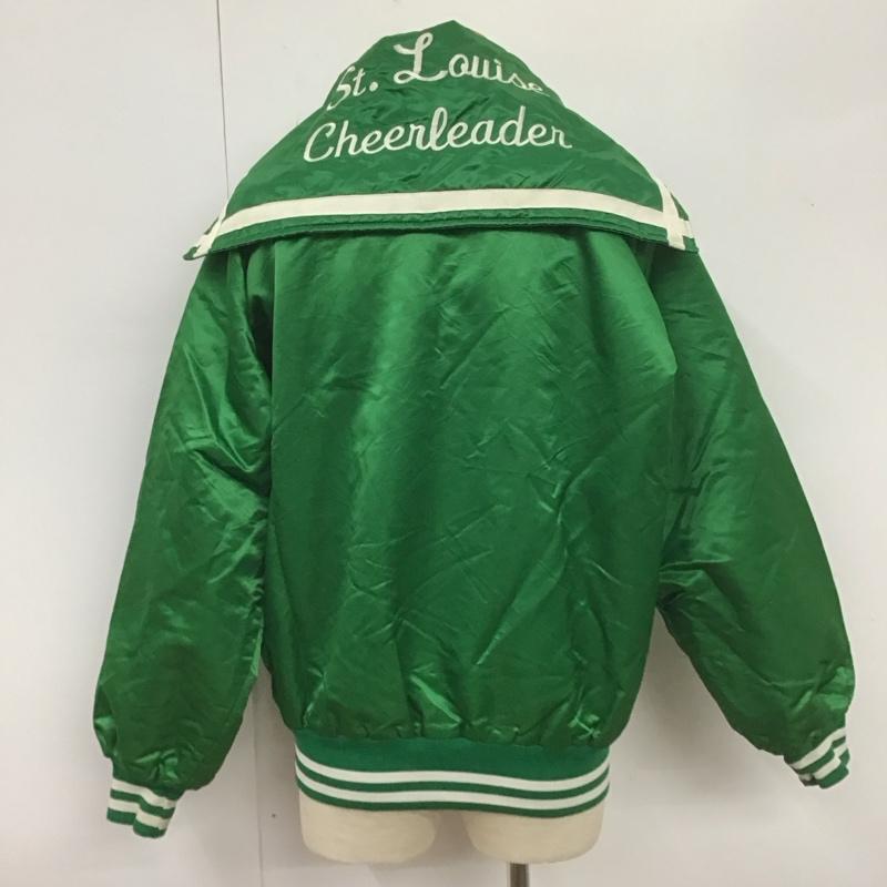 古着 USED ジャケット、上着 ジャンパー、ブルゾン セーラーカラージャケット アウター カジュアルジャケット スカジャン L ロゴ、文字 緑 / グリーン /  メンズ USED 古着 中古 10107237