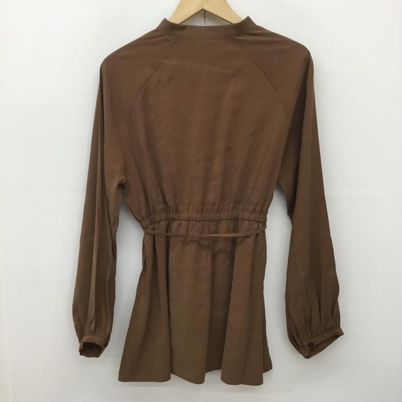 ユーズドクロージング used clothes シャツ、ブラウス 長袖 philme フィルム FREE 無地 茶 / ブラウン /  レディース USED 古着 中古 10134388