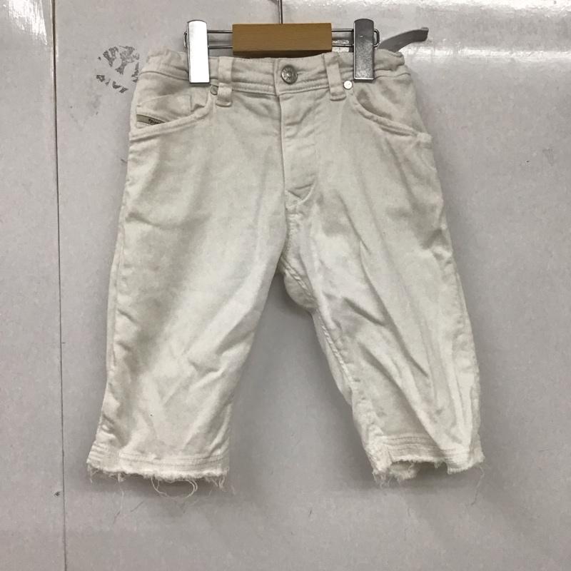 ディーゼル DIESEL パンツ デニム、ジーンズ 8 無地 白 / ホワイト /  ガールズ USED 古着 中古 10129784