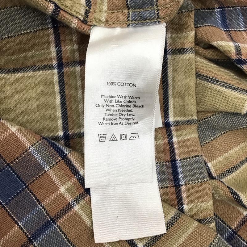 エディーバウアー Eddie Bauer シャツ、ブラウス 長袖 長袖シャツ カラーシャツ ポケットシャツ 長袖カットソー チェックシャツ M チェック マルチカラー / マルチカラー /  メンズ USED 古着 中古 10116279