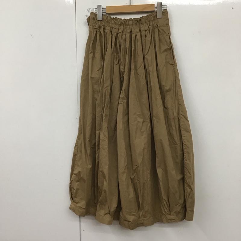ハーベスティ HARVESTY ボトムス ボトムス A21609-41 ワイドパンツ 1 無地 ベージュ / ベージュ /  レディース USED 古着 中古 10129769