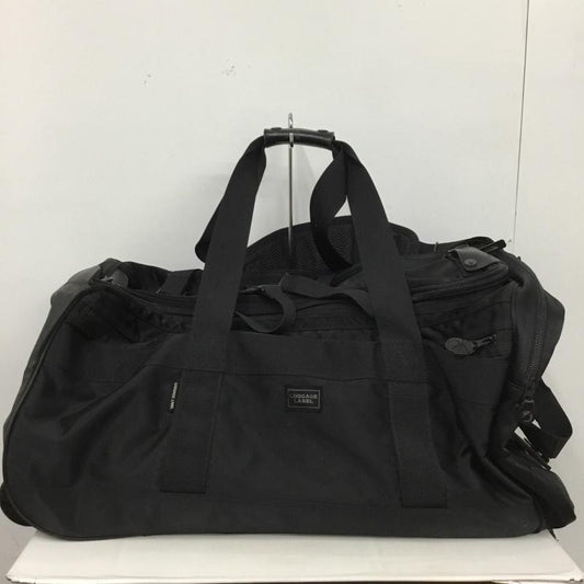 ラゲッジ レーベル LUGGAGE LABEL スーツケース、トランク スーツケース、トランク キャリーバッグ トラベルバッグ 二輪 ボストンバッグ ロゴ、文字 黒 / ブラック /  メンズ USED 古着 中古 10145623