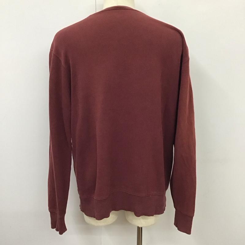 チャンピオン Champion トレーナー 長袖 長袖 XL プリント えんじ / ワインレッド /  メンズ USED 古着 中古 10117568