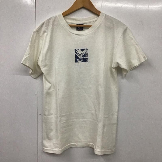 ステューシー STUSSY Tシャツ 半袖 半袖カットソー プリントTシャツ クルーネックカットソー M ロゴ、文字 白 / ホワイト /  メンズ USED 古着 中古 10131385