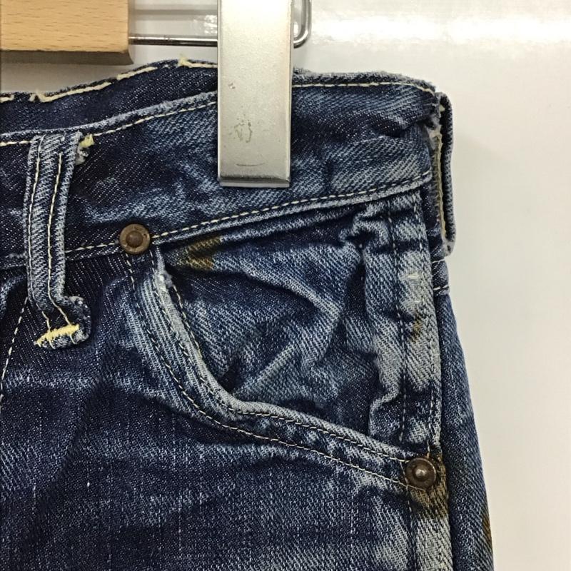 リー Lee パンツ デニム、ジーンズ 無地 インディゴ / インディゴ /  ボーイズ USED 古着 中古 10136956