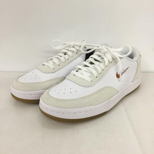 ナイキ NIKE スニーカー スニーカー CW1067-102 WMNS NIKE COURT VINTAGE PRM 23cm 23.0cm ロゴ、文字 白 / ホワイト /  レディース USED 古着 中古 10134761