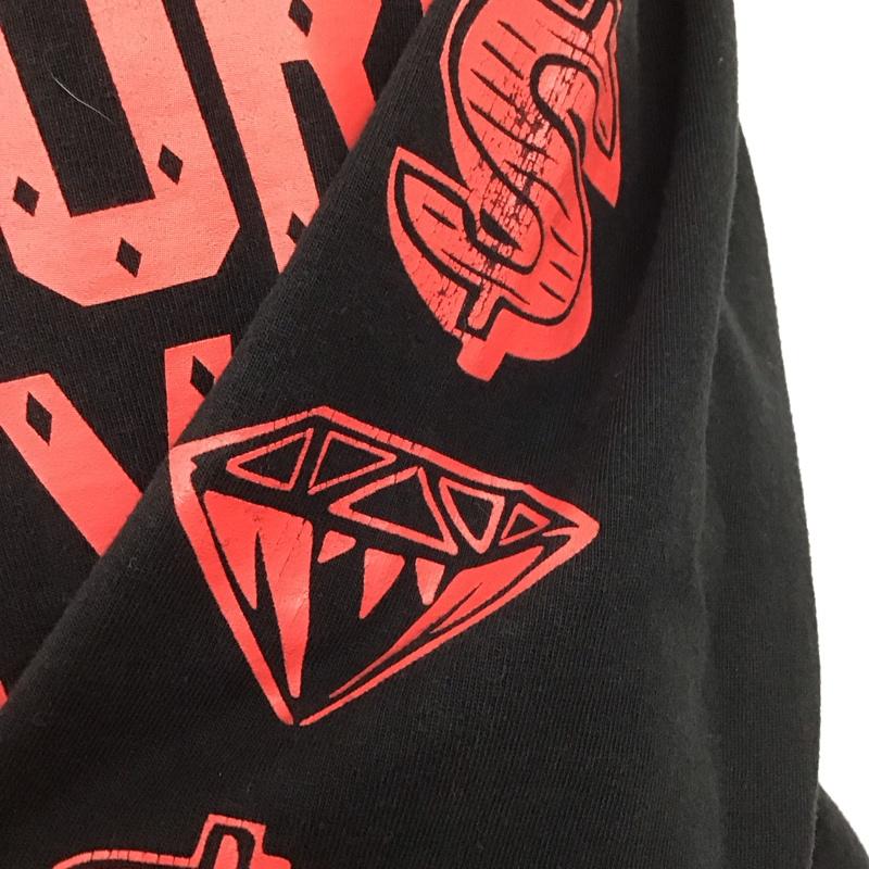 ビリオネア・ボーイズ・クラブ BILLIONAIRE BOYS CLUB カットソー 長袖 BBCJP193T005 長袖カットソー プリントTシャツ クルーネックカットソー L プリント 黒 / ブラック /  メンズ USED 古着 中古 10111107