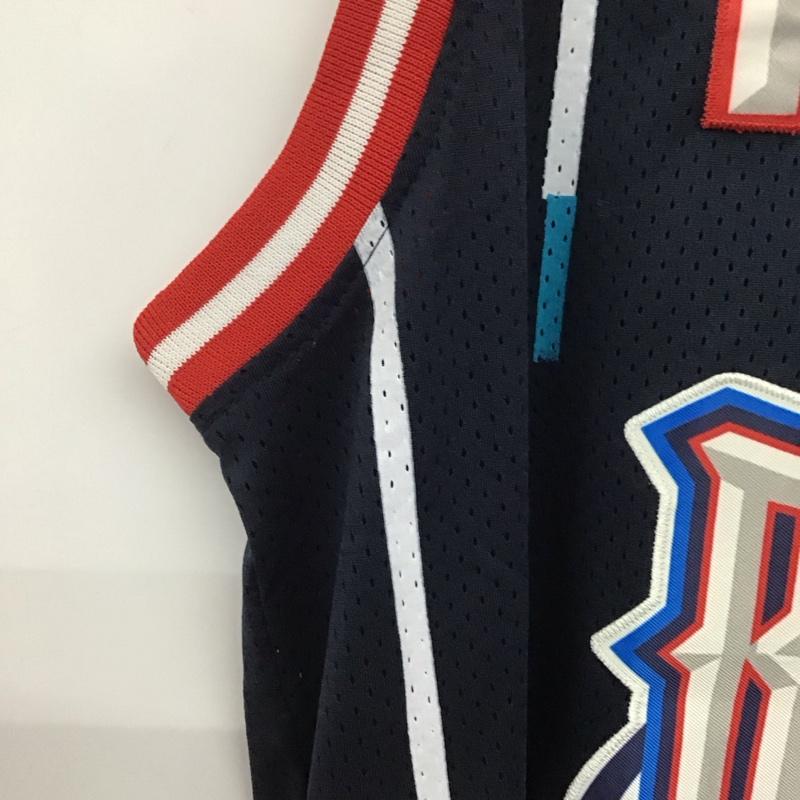 アディダス adidas タンクトップ タンクトップ タンクトップ ノースリーブカットソー Vネック スポーツウェア XXL ロゴ、文字 紺 / ネイビー /  メンズ USED 古着 中古 10142608