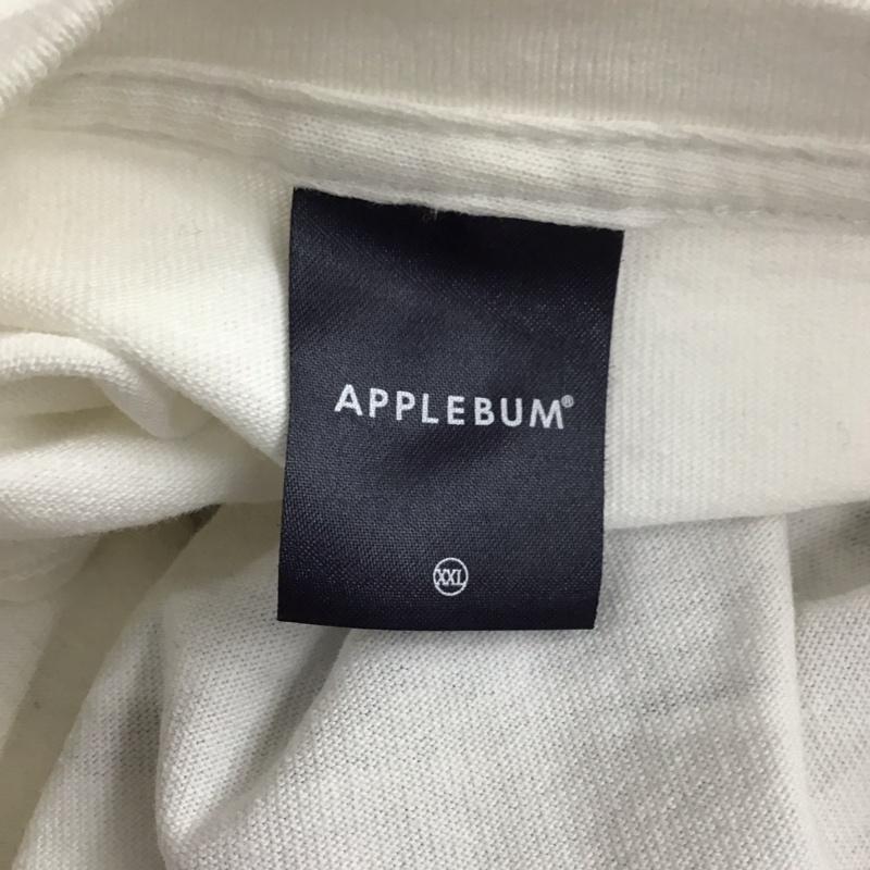 アップルバム APPLEBUM Tシャツ 半袖 半袖カットソー プリントTシャツ クルーネックカットソー XXL プリント 白 / ホワイト /  メンズ USED 古着 中古 10115948