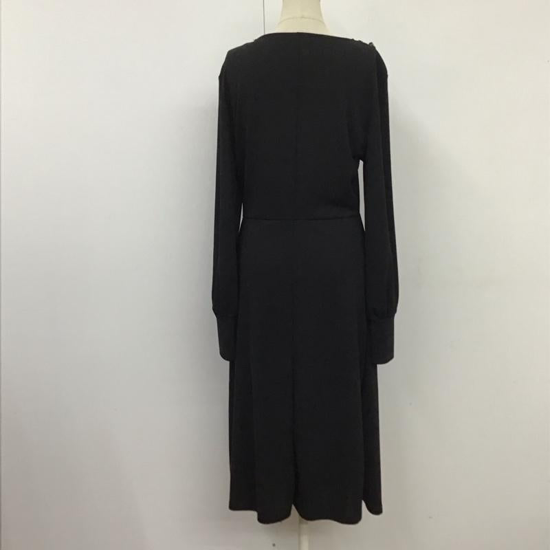 ザラ ZARA ワンピース ロングスカート 1198 462 800 長袖 S 無地 黒 / ブラック /  レディース USED 古着 中古 10119607